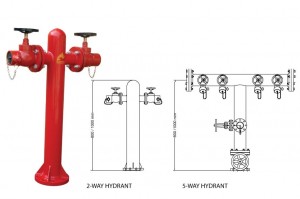 Wet Type Fire Hydrant Pedestal-Type